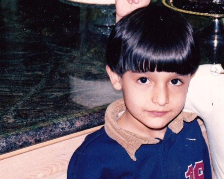 Sam Asghari cuando era ni&ntilde;o