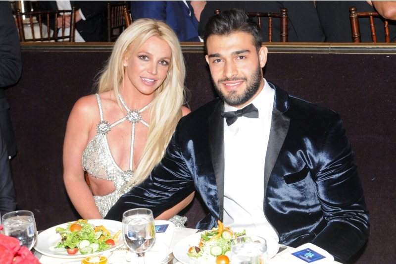 Sam Asghari con Britney Spears