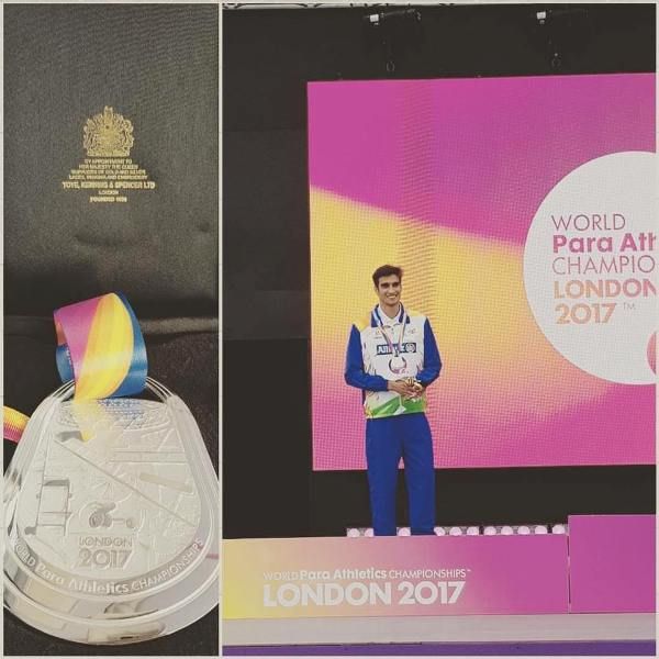 Sharad Kumar gan&oacute; una medalla de plata en los Juegos Paral&iacute;mpicos de Londres 2012