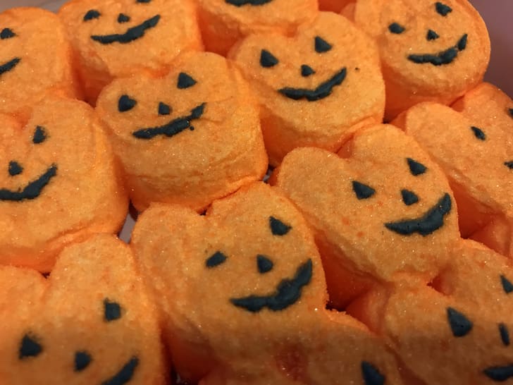 Una bandeja de p&iacute;os de calabaza.