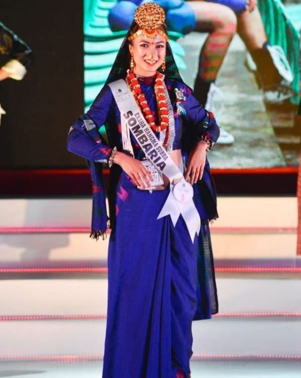 Eksha Kerung en Miss Sikkhim 2018