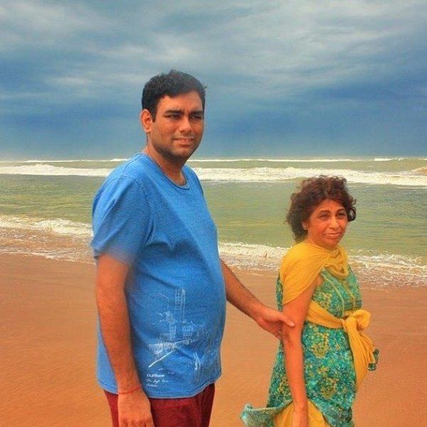Gaggan Anand con su madre