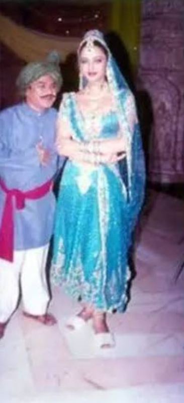 Ghanshyam Nayak con Aishwarya Rai