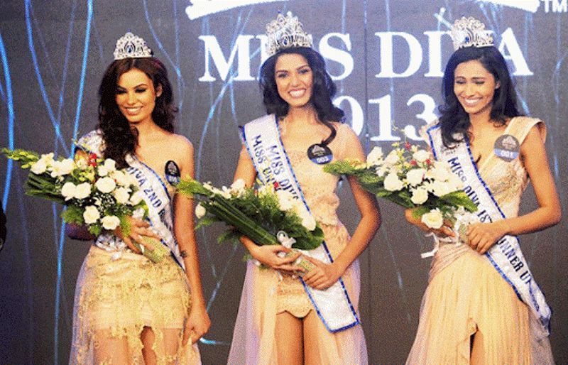 Gurleen como finalista en Miss Diva International 2013