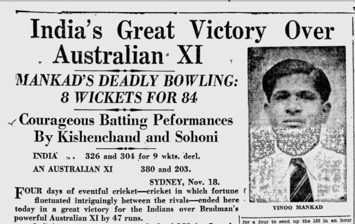 Indian Express 19 de noviembre de 1947