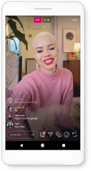 Instagram en vivo