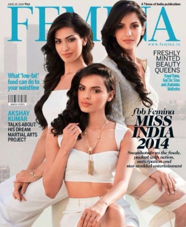 Koyal Rana en la portada de la revista Femina