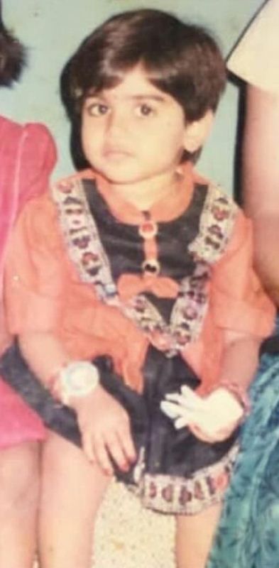 Mira Jagganath cuando era ni&ntilde;a