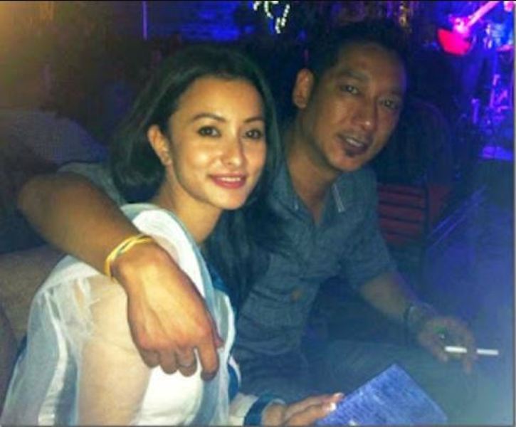 Namratha Shrestha con Prem Ghale