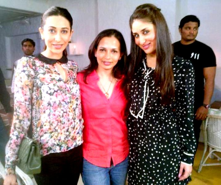 Rujuta Diwekar con las hermanas Kapoor