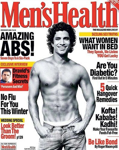 Sahil Shroff aparece en la portada de la revista Men's Health