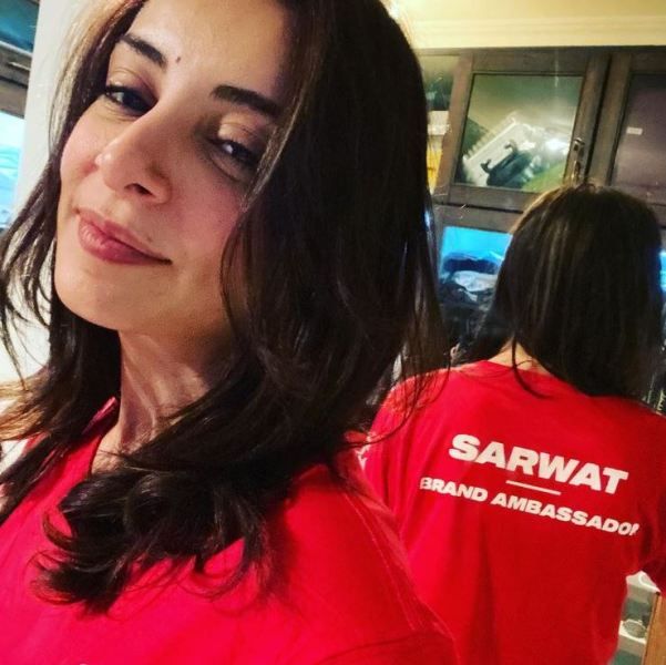 Sarwat Gilani con la camiseta de embajador de la marca para las Olimpiadas Especiales de Pakist&aacute;n