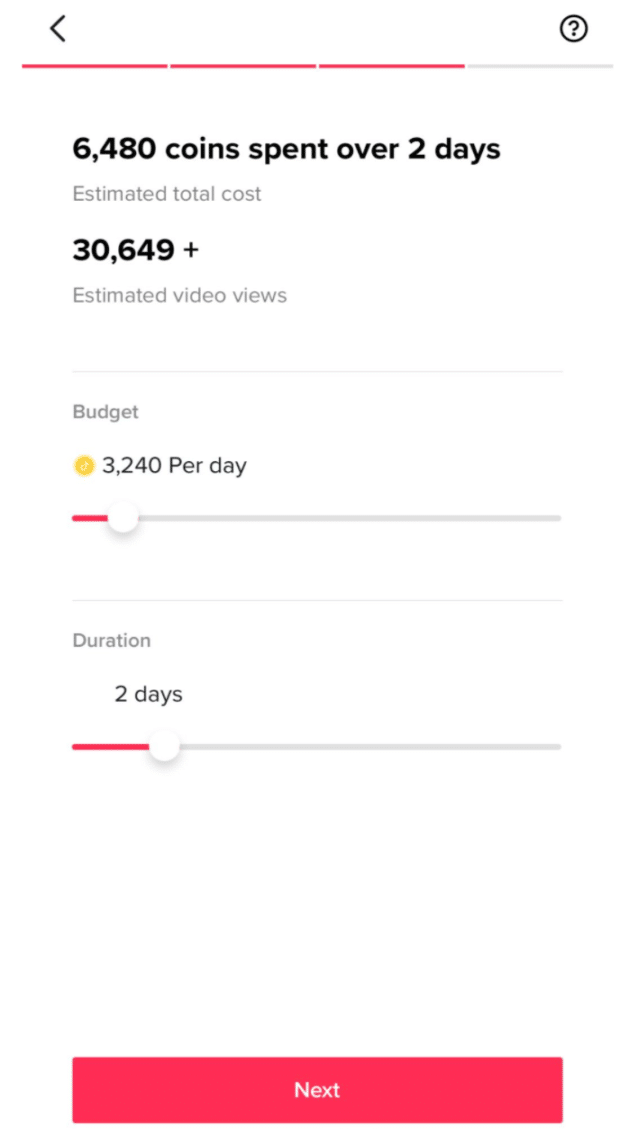 monedas gastadas durante 2 d&iacute;as en TikTok