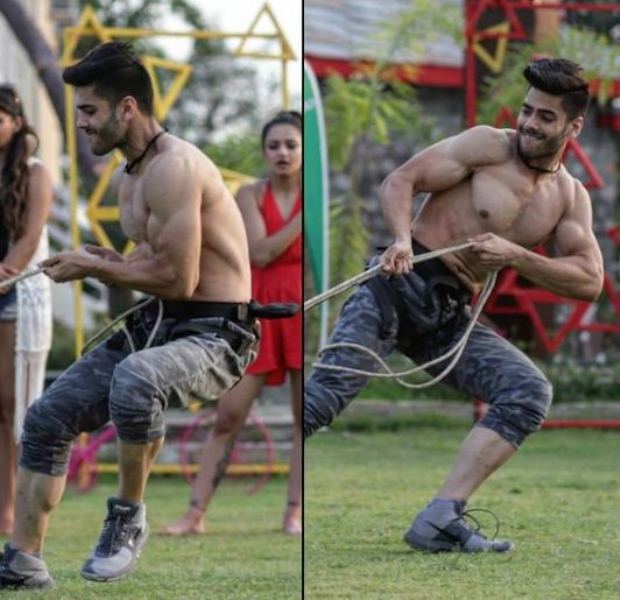 Simba en el espect&aacute;culo Splitsvilla