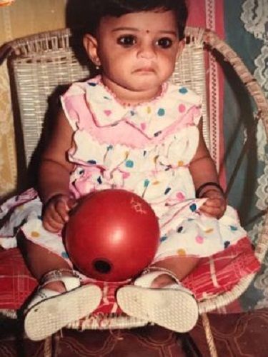 Foto de la infancia de Sneha Wagh