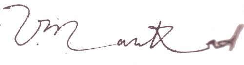 Vinoo Mankad Wiki, años, esposa, hijos, familia, biografía y más La firma de Vinoo Mankad