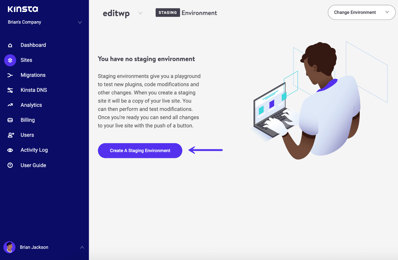 Crear un entorno de ensayo de WordPress