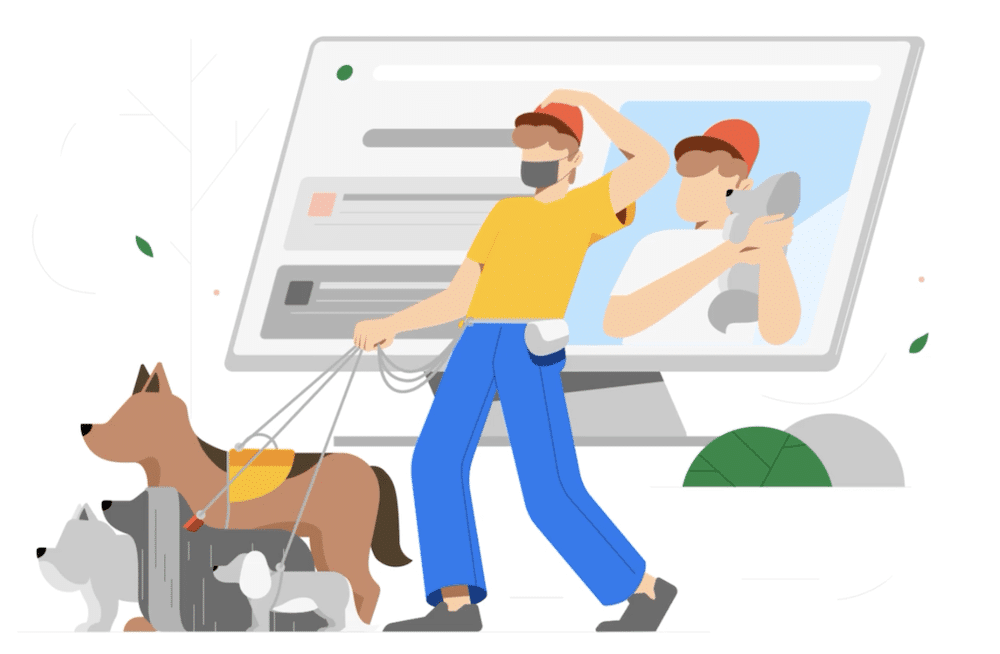 La p&aacute;gina de inicio de Google Domains.