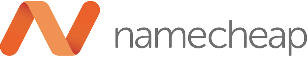 El logotipo de Namecheap.