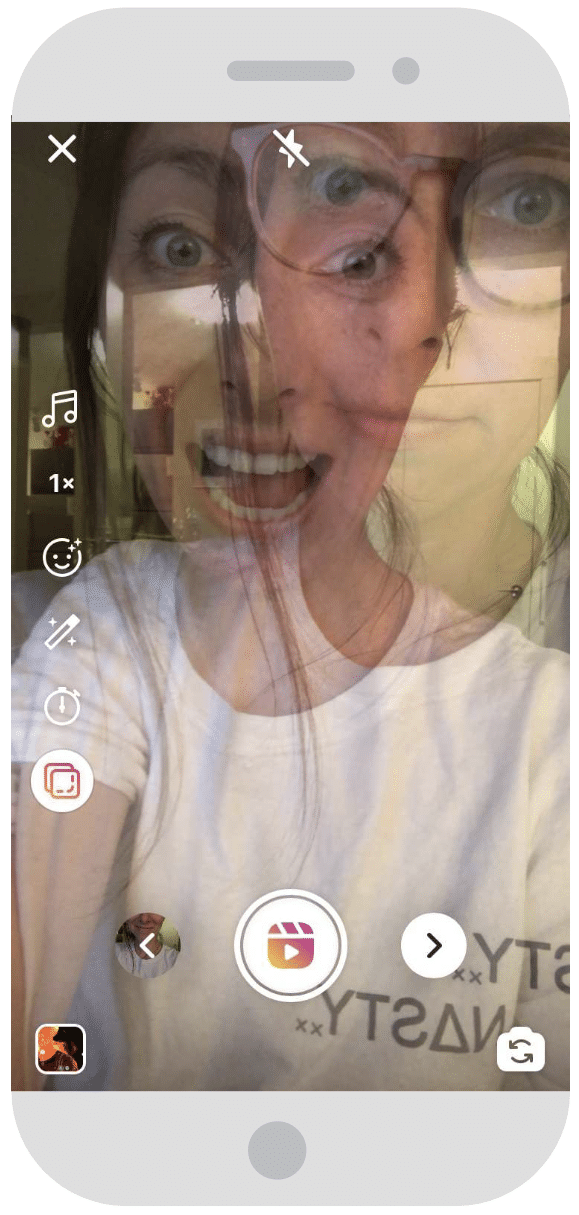 Video en capas en la funci&oacute;n Align de Instagram Reels