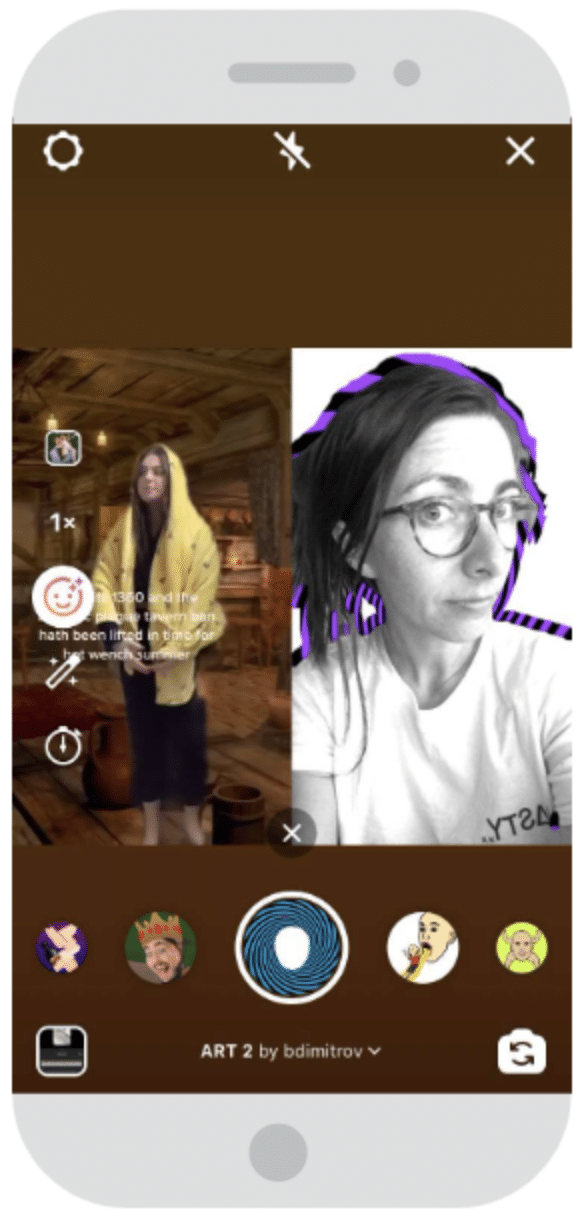 Remezclar un carrete existente en Instagram