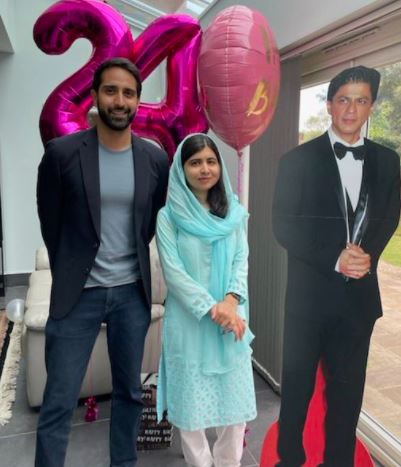 Una foto de las celebraciones del cumplea&ntilde;os de Malala
