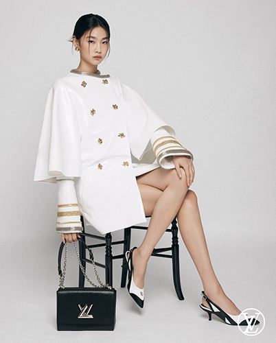 Jung Ho-yeon promocionando Louis Vuitton