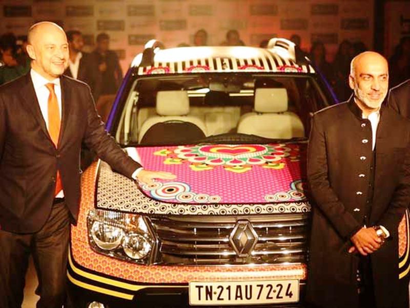 Manish Arora con su Renault Duster dise&ntilde;ado