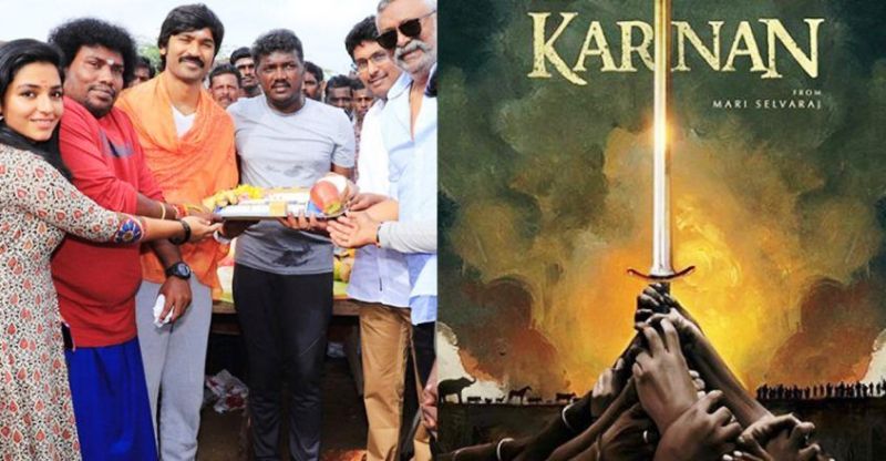 Rajisha Vijayan con el actor Dhanush en la pel&iacute;cula Karnan