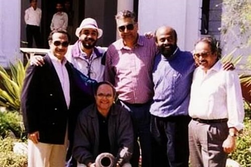 Shiv Nadar con sus amigos y cofundadores de HCL