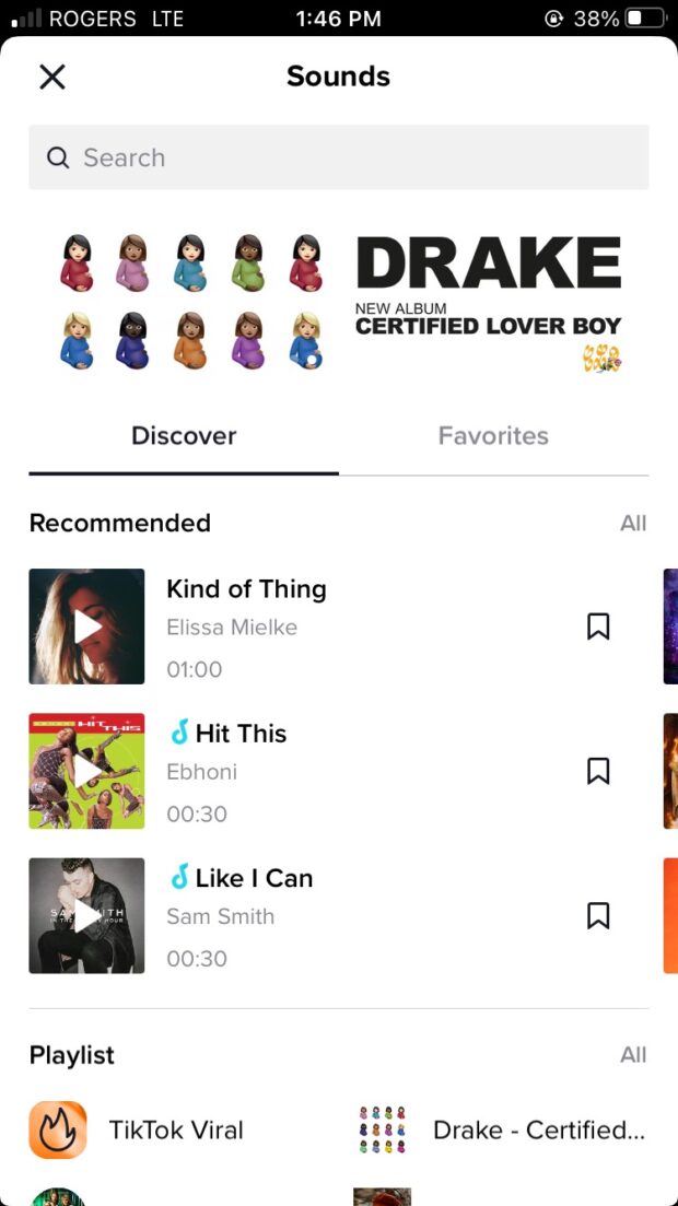 agregar sonido en TikTok