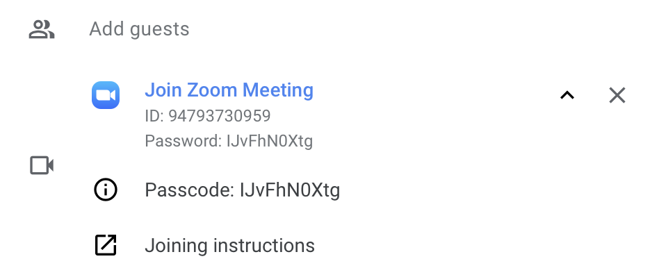 hybrid-remote-work-google-calendar-features-06-set-zoom-as-default Una captura de pantalla de Zoom como reunión predeterminada en Google Calendar