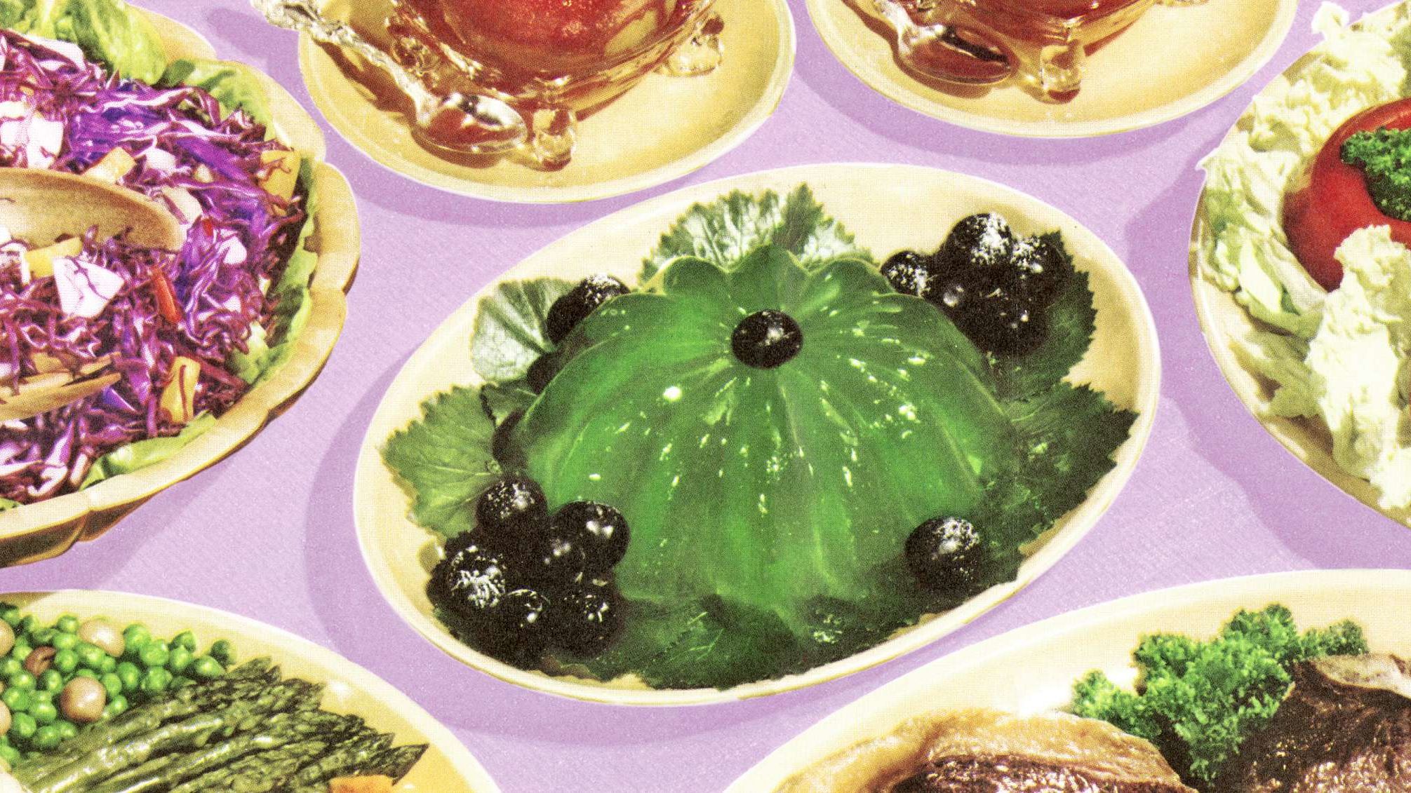 Cómo la ensalada de gelatina se convirtió en la improbable estrella de la cocina de los años 50