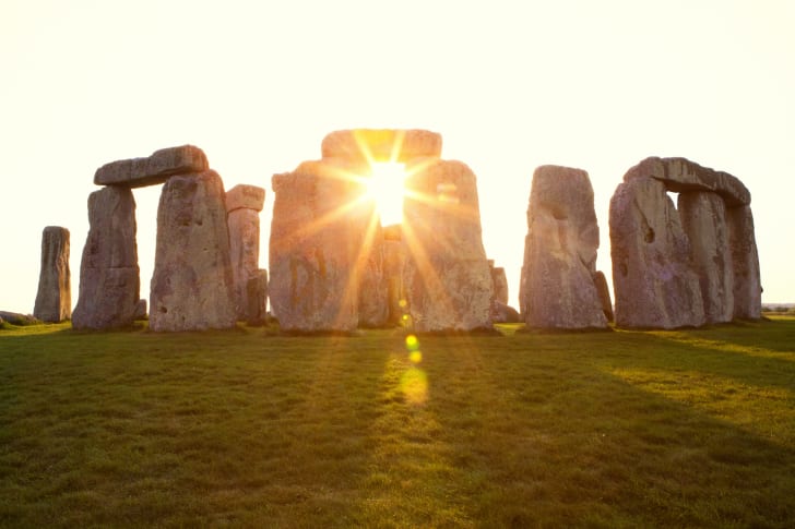 Puesta de sol de Stonehenge 