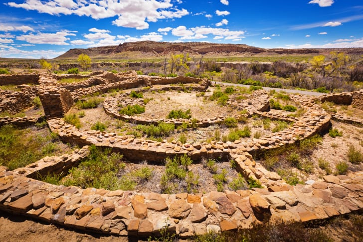 Ruinas del pueblo del Ca&ntilde;&oacute;n del Chaco