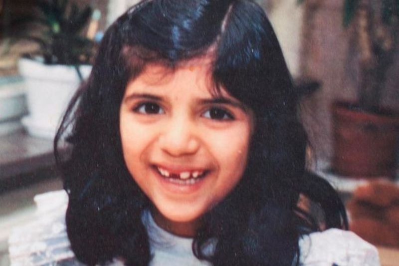 Una foto de la infancia de Anni Dewani