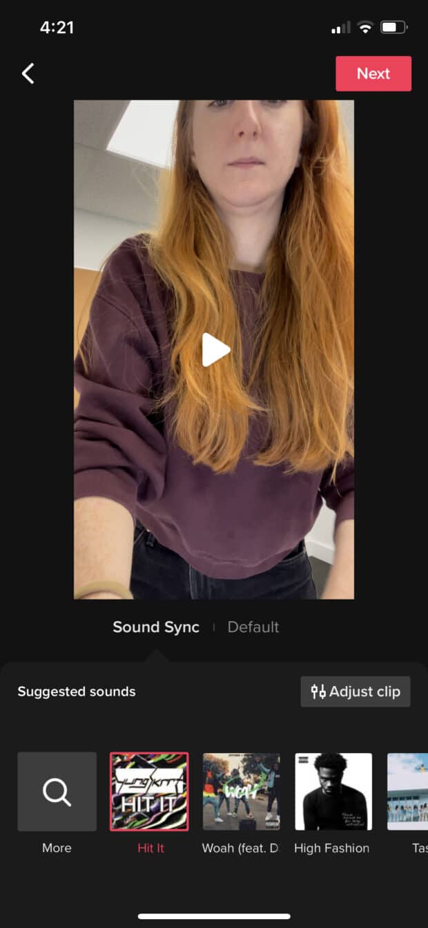 sincronizar sonido en TikTok