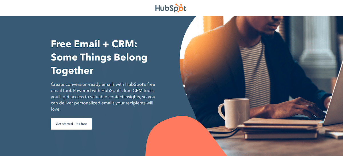 Impulse su negocio con la automatización del marketing por correo electrónico Página de inicio de HubSpot Email Marketing