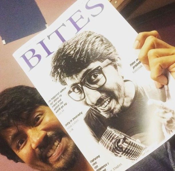 Karthik en la portada de una revista.