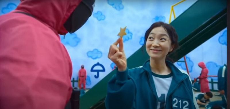 Kim Joo-ryeong en una escena de Squid Game (2021)