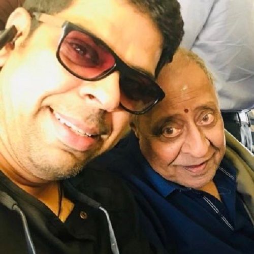 Murali Sharma con su padre