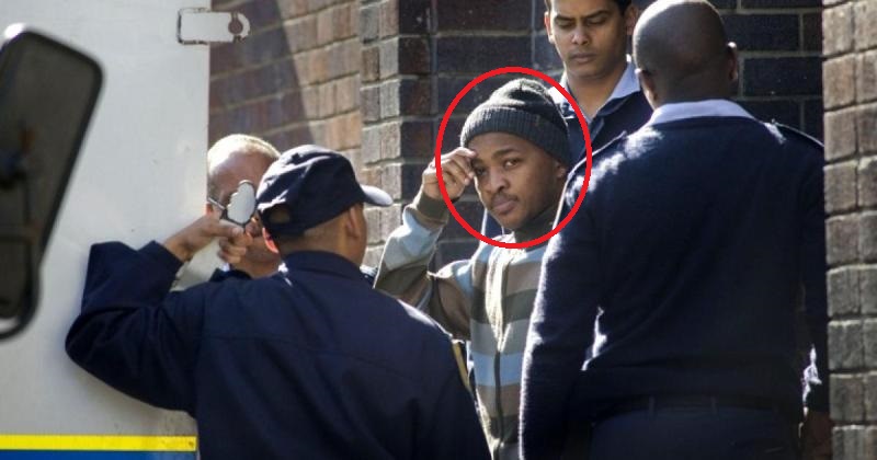 Mziwamadoda Qwabe durante los juicios judiciales
