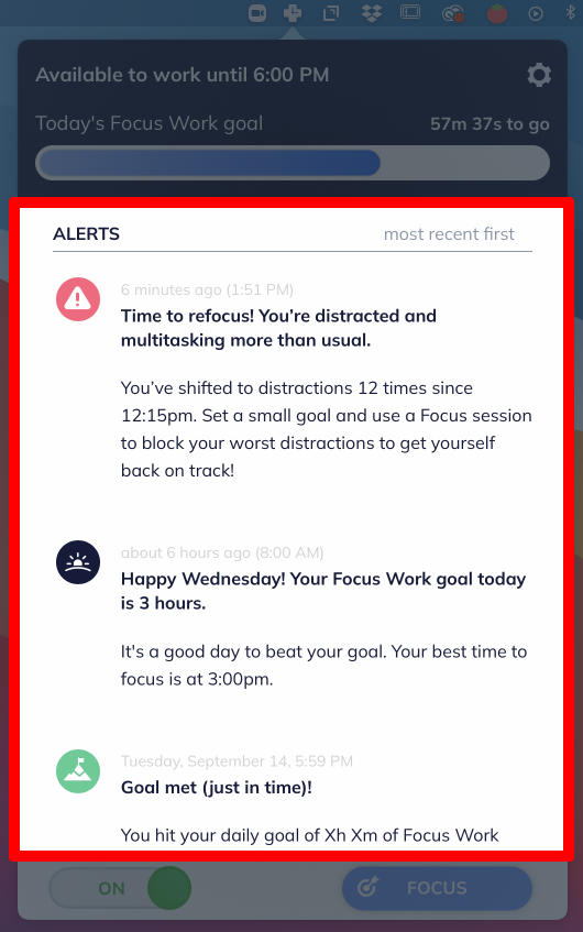 Aplicaci&oacute;n de seguimiento del tiempo RescueTime
