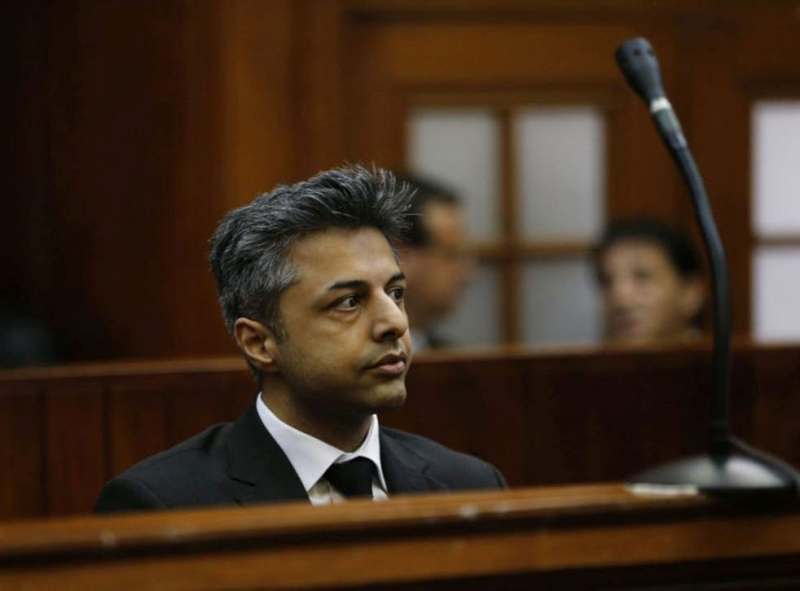Shrien Dewani durante sus juicios judiciales