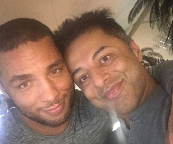 Shrien Dewani con su novio, Gledison Lopez Martins