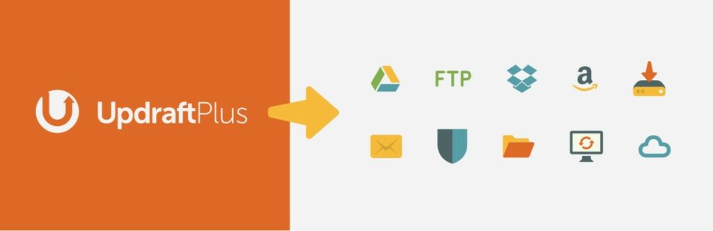 Cómo hacer una copia de seguridad de la base de datos de WooCommerce para proteger los datos de su tienda La tarjeta de complemento UpdraftPlus de WordPress.org.