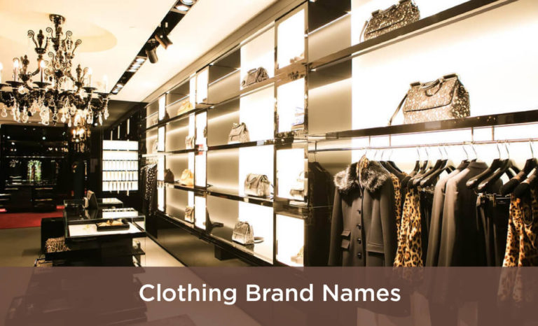 Marcas de ropa: más de 700 nombres para tiendas de ropa para elegir