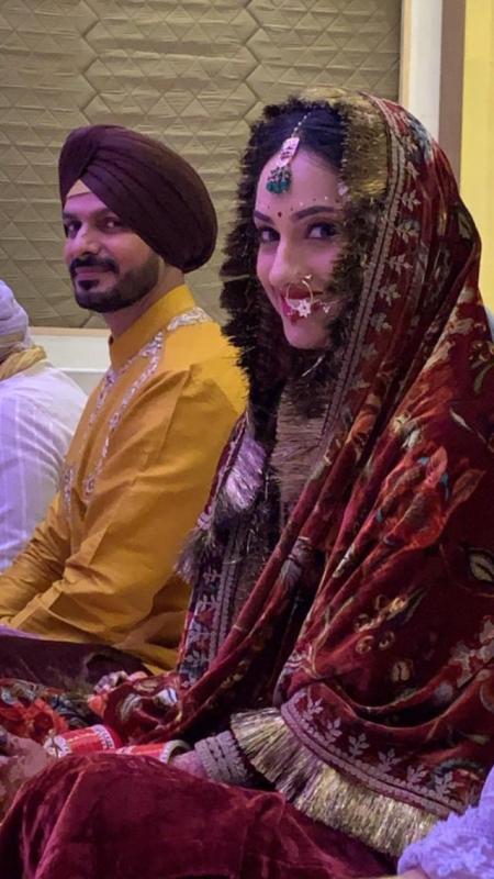 Gurpreet Bedi el d&iacute;a de su boda