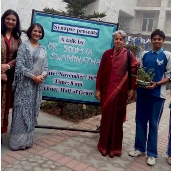 Soumya Swaminatahn visita para charla educativa
