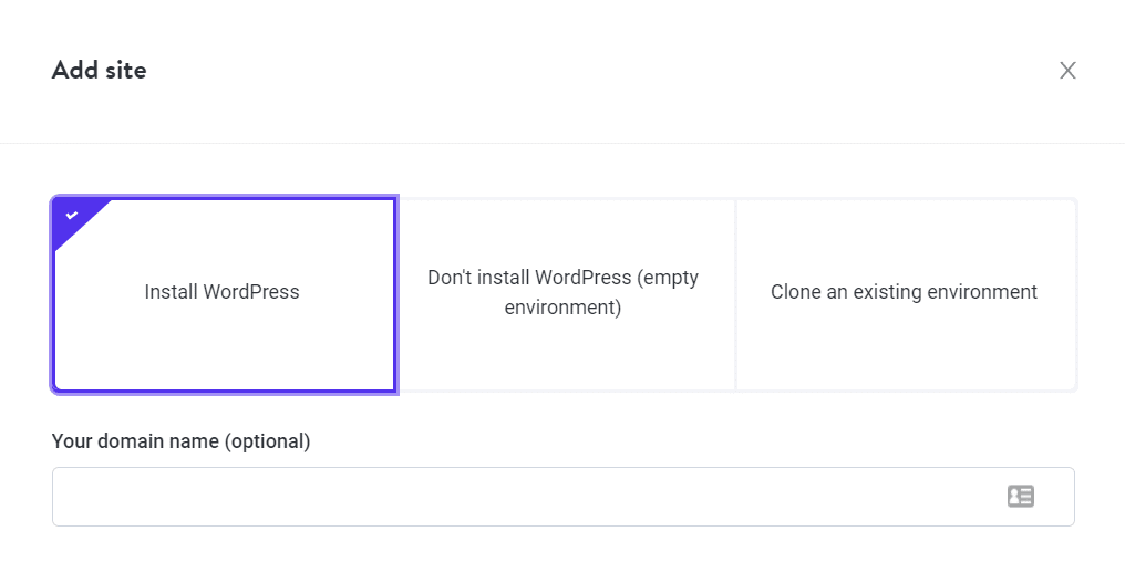 Cómo migrar de Shopify a WooCommerce (en 8 pasos) Instalar WordPress en MyKinsta